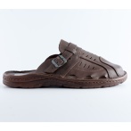 Klapki męskie z regulacją Naturfeet KMC5OL oliwkowe - zdjecie 4