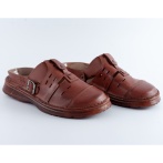 Klapki i sandały męskie Naturfeet KSM1BR brązowe - zdjecie 4