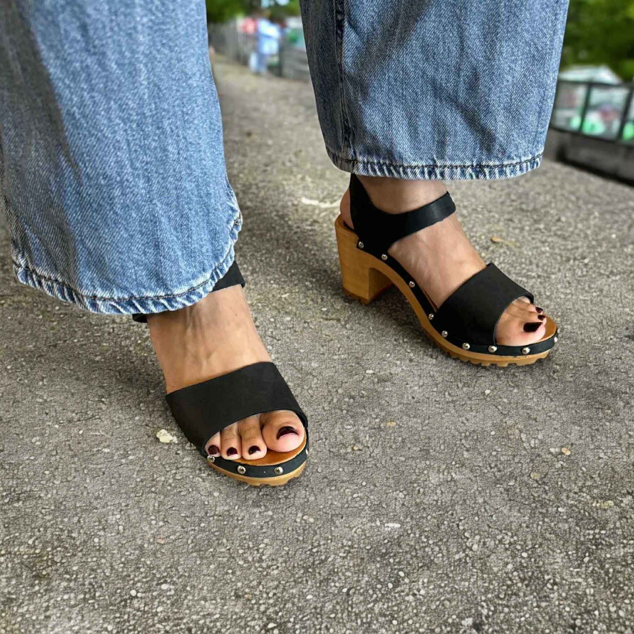 Chodaki damskie Naturfeet SKO1BL czarne - zdjecie 7