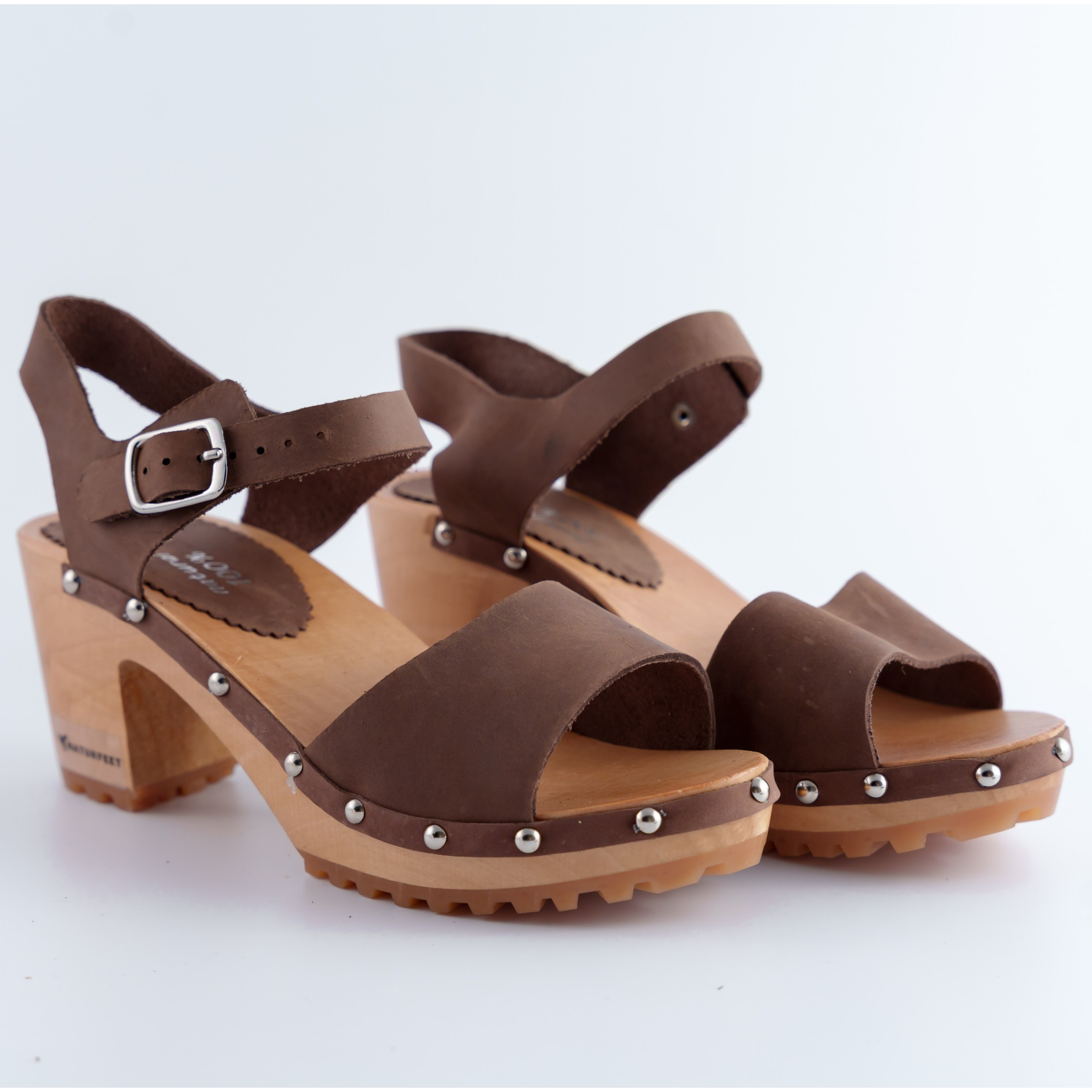 Damskie chodaki z paskiem Naturfeet SKO1BR - zdjecie 2