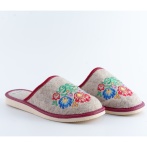 Kapcie damskie z haftem Naturfeet PKC10 - zdjecie 3