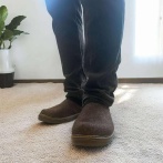 Męskie kapcie z filcu Naturfeet PMW9BR - zdjecie 3