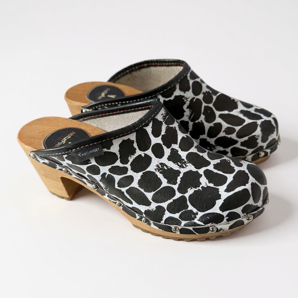 Drewniaki damskie Naturfeet DH6CO wielokolorowe - zdjecie 3