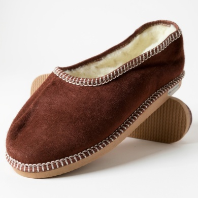 Bambosze damskie Naturfeet PBK8 brązowe