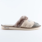 Kapcie damskie z haftem Naturfeet PKW5BE beżowe - zdjecie 3