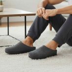 Kapcie męskie Naturfeet PMW9BL czarne - zdjecie 4