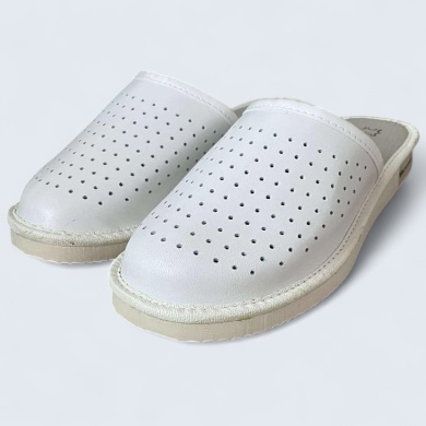 Klapki medyczne z perforacją Naturfeet MPK2WH białe - zdjecie 2