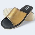 Kapcie damskie Naturfeet PKO2GO złote