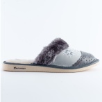 Kapcie damskie z haftem Naturfeet PKW5GR szare - zdjecie 4