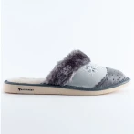 Kapcie damskie z haftem Naturfeet PKW5GR szare - zdjecie 4