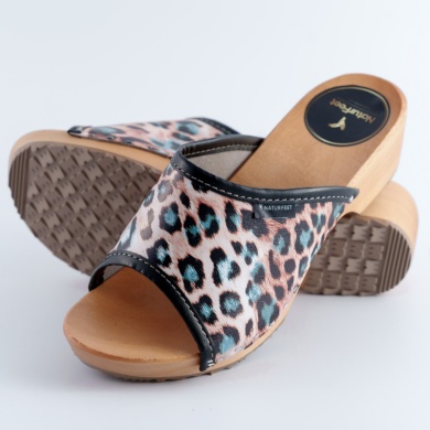 Drewniaki damskie Naturfeet DKO6PA wielokolorowe