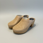 Damskie chodaki Naturfeet DH8BE z naturalnej skóry zamszowej - beżowe - zdjecie 3