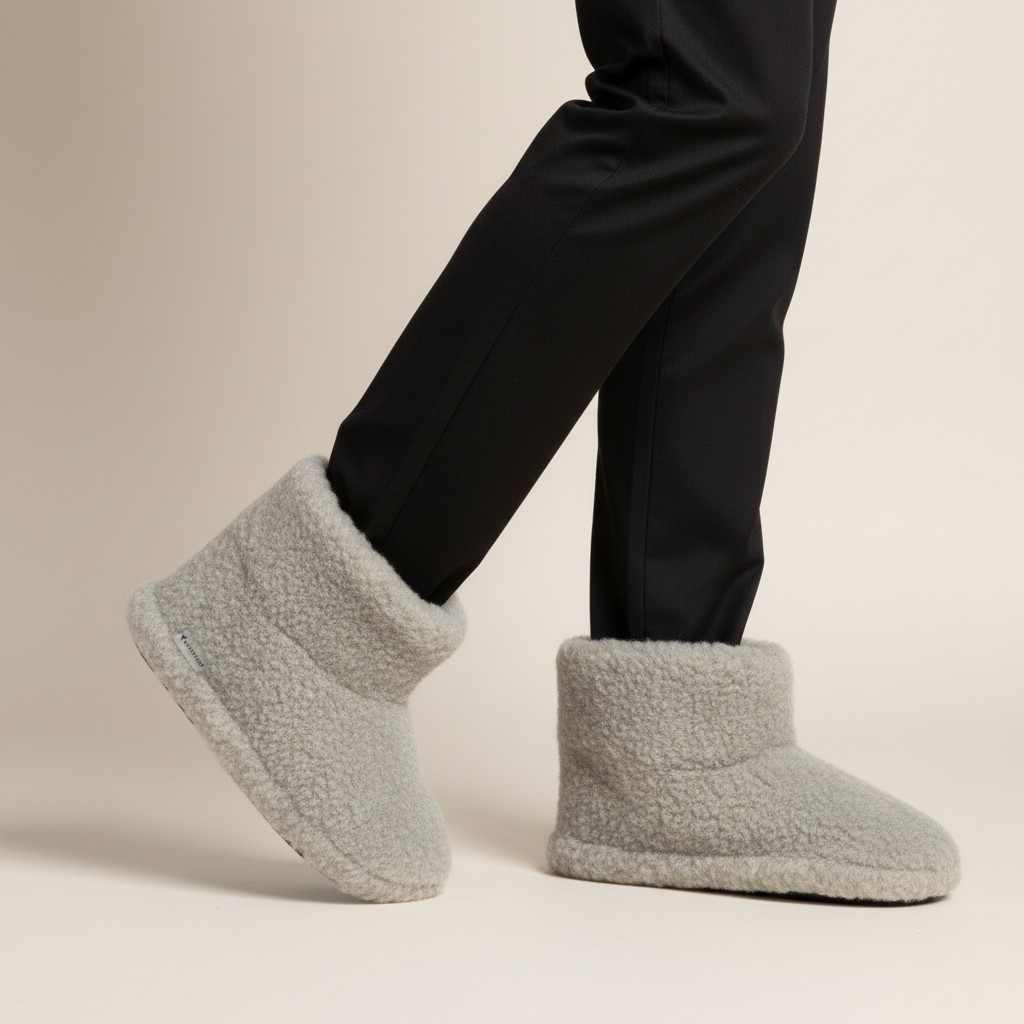 Bambosze Naturfeet BU1GR szare - zdjecie 2