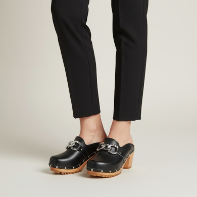 Chodaki damskie Naturfeet DH10BL czarne - zdjecie 2