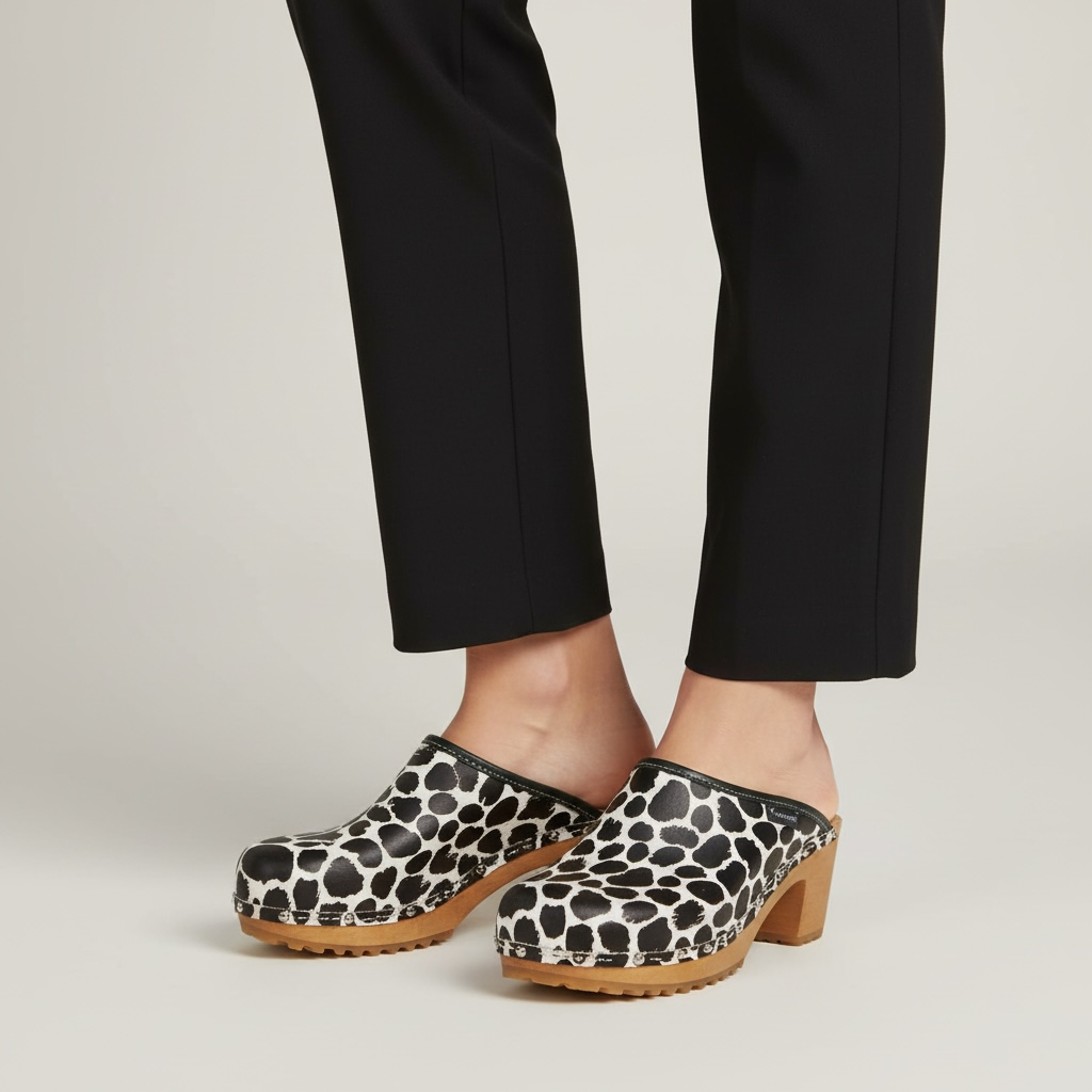 Drewniaki damskie Naturfeet DH6CO wielokolorowe - zdjecie 2