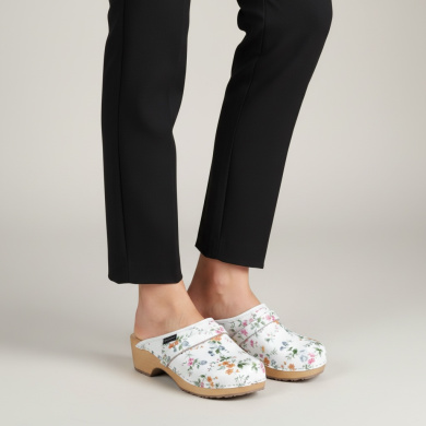 Drewniaki damskie Naturfeet DKC5WH białe - zdjecie 2