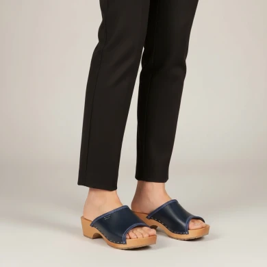 Drewniaki damskie Naturfeet DKO2NA granatowe - zdjecie 2