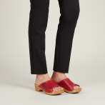 Drewniaki damskie Naturfeet DKO2RE czerwone - zdjecie 2