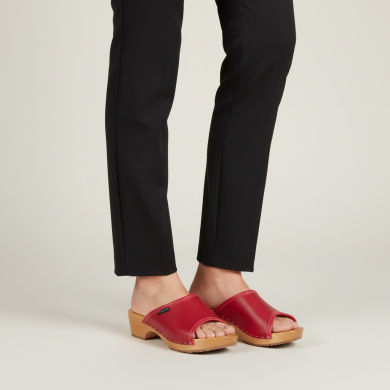 Drewniaki damskie Naturfeet DKO2RE czerwone - zdjecie 2