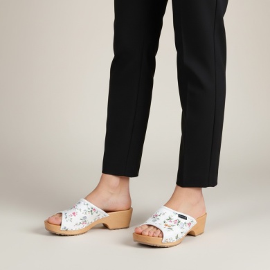 Drewniaki damskie Naturfeet DKO5WH czarne - zdjecie 2