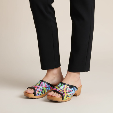 Drewniaki damskie Naturfeet DKO6PC wielokolorowe - zdjecie 2