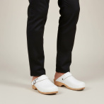 Drewniaki męskie Naturfeet DM1WH białe - zdjecie 2