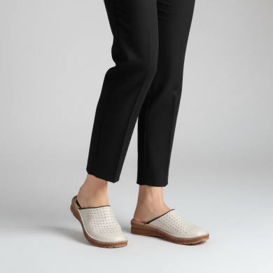 Klapki i sandały damskie Naturfeet KKC2BE beżowe - zdjecie 2