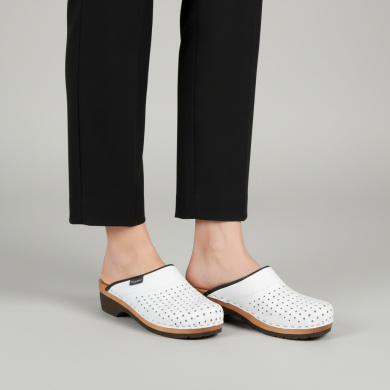 Chodaki damskie Naturfeet MK2WH białe - zdjecie 2