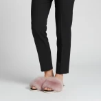 Kapcie damskie z futerkiem Naturfeet PKO6PI różowe - zdjecie 2