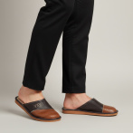 Kapcie męskie Naturfeet PMC6 brązowe - zdjecie 2