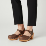 Chodaki damskie Naturfeet SKC1BR brązowe - zdjecie 2