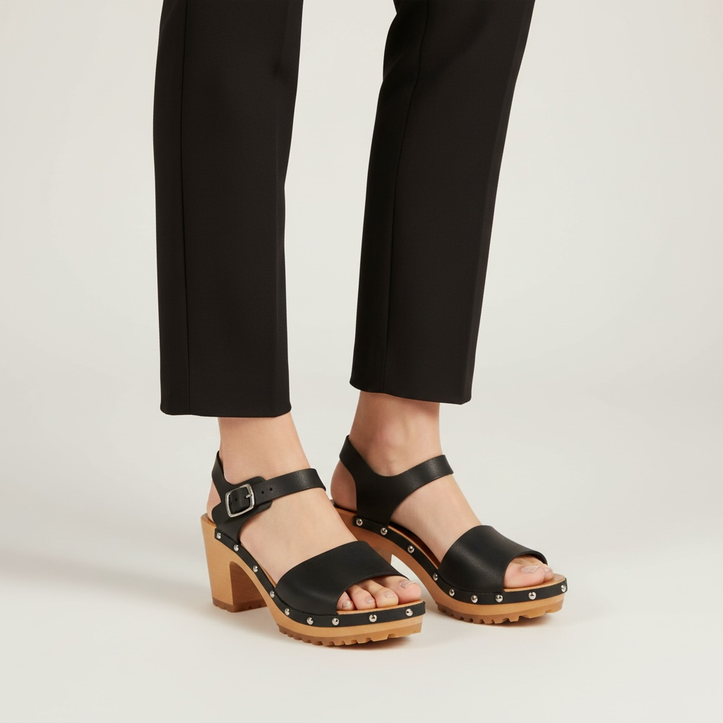 Chodaki damskie Naturfeet SKO1BL czarne - zdjecie 2