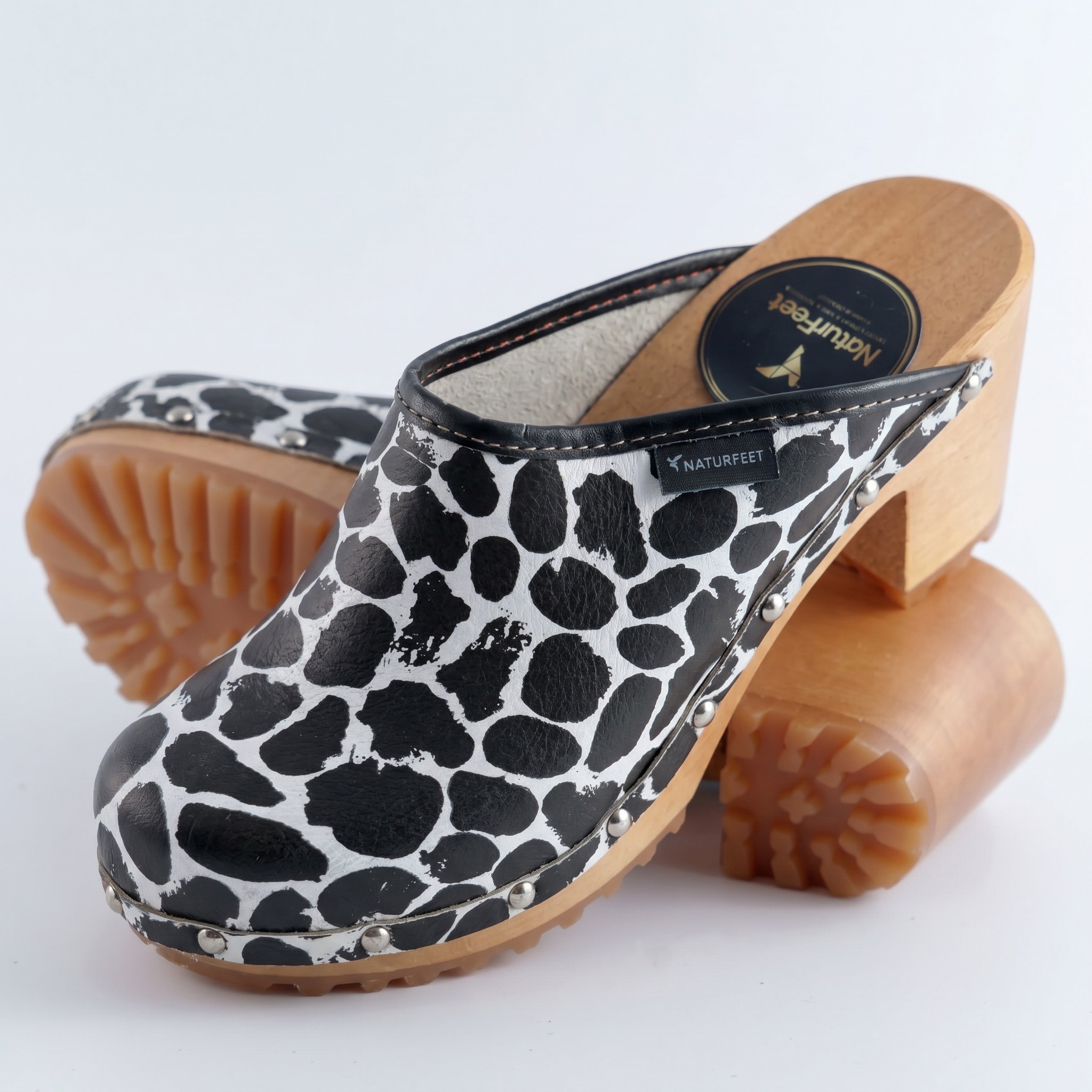 Drewniaki damskie Naturfeet DH6CO wielokolorowe